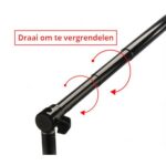 Heavy Duty Black Horizontal Stick for Backdrop Systems - Image 4
