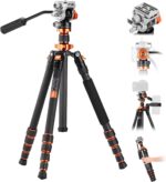 K&F CONCEPT Tripod for Camera ''68'' Carbon Fiber Tripod - Image 2