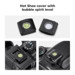 K&F Concept 2Pack Eyepiece Cover & Hot Shoe Cover Kit - Image 2
