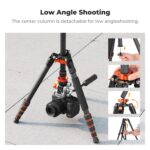 K&F CONCEPT Tripod for Camera ''68'' Carbon Fiber Tripod - Image 4
