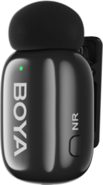 BOYA mini Tiny Wireless Microphone System with Lightning Connector for iOS Devices (2.4 GHz, Black) - Image 6