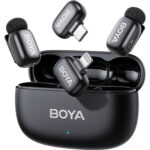 BOYA mini 2 2-Person Wireless Microphone System with Two Receivers with Lightning and USB-C ConnectorsBOYA mini 2 2-Person Wireless Microphone System with Two Receivers with Lightning and USB-C Connectors