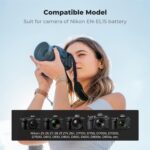 K&F CONCEPT EN-EL15 Dual Battery and Dual USB Charger for Nikon - Image 2
