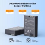 K&F CONCEPT EN-EL14 Dual Battery and Dual USB Charger for Nikon - Image 2