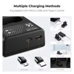 K&F CONCEPT EN-EL15 Dual Battery and Dual USB Charger for Nikon - Image 6