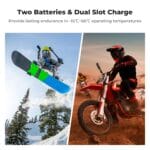 K&F CONCEPT Insta360 X4 Dual Battery and Dual USB Charger - Image 5