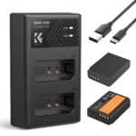 K&F CONCEPT LP-E10 Dual Battery and Dual USB Charger For Canon