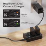 K&F CONCEPT LP-E10 Dual Battery and Dual USB Charger For Canon - Image 4
