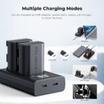 K&F CONCEPT LP-E6NH Dual Battery and Dual USB Charger For Canon - Image 4
