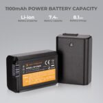 K&F CONCEPT NP-FW50 Dual Battery and Dual USB Charger For Sony - Image 4