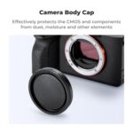 K&F Concept E Mount Body Cap & Rear Lens Cover for Sony Nex E Mount - Image 4