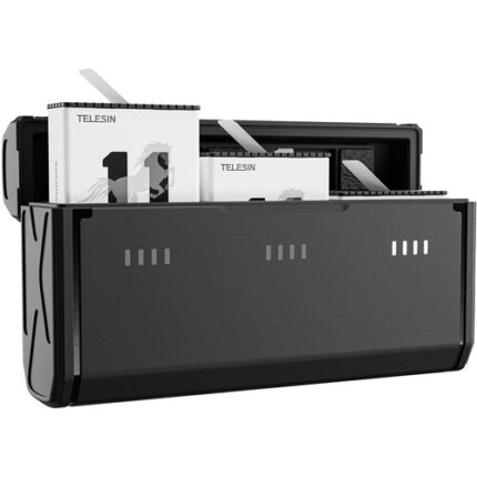 TELESIN 3-Channel Pocket Charger Kit with 2 x Stamina Batteries for GoPro HERO11-10-9