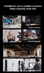 ZSYB JB-200Bi Portable Flexible Square Rollable Cloth LED Fill Light - Image 8