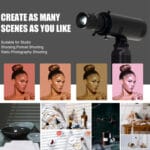 ZSYB S20 Portable Rechargeable Spotlight Snoot Light - Image 4