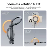 Ulanzi MA07 MagLock Magnetic Phone Mount with 1/4 - Image 4