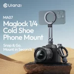 Ulanzi MA07 MagLock Magnetic Phone Mount with 1/4 - Image 6